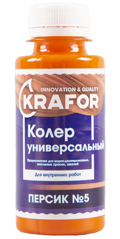 КОЛЕР УНИВЕРСАЛЬНЫЙ  № 5  ПЕРСИК 100 МЛ (6/108) "KRAFOR"
