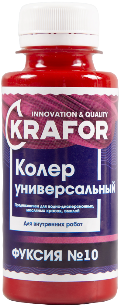 КОЛЕР УНИВЕРСАЛЬНЫЙ №10 ФУКСИЯ 100 МЛ (6/108) "KRAFOR"