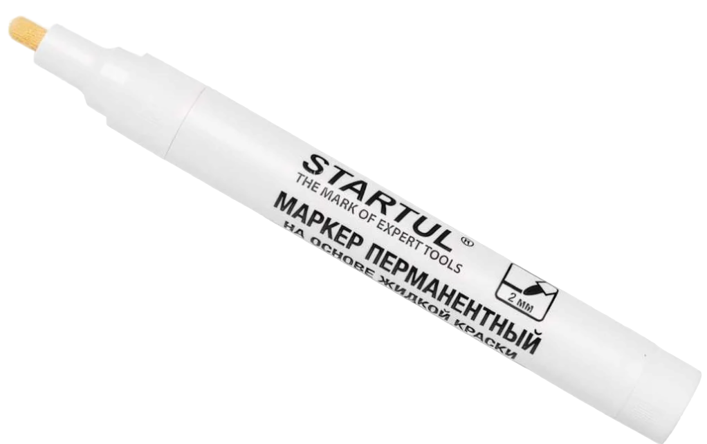 МТ Маркер промышленный перманентный на основе "STARTUL PROFI", цвет белый