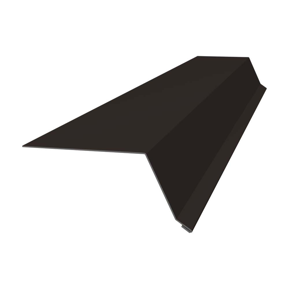 planka-kapelnik-100kh55-0-45-pe-s-plenkoy-rr-32-temno-korichnevyy-2m-472310